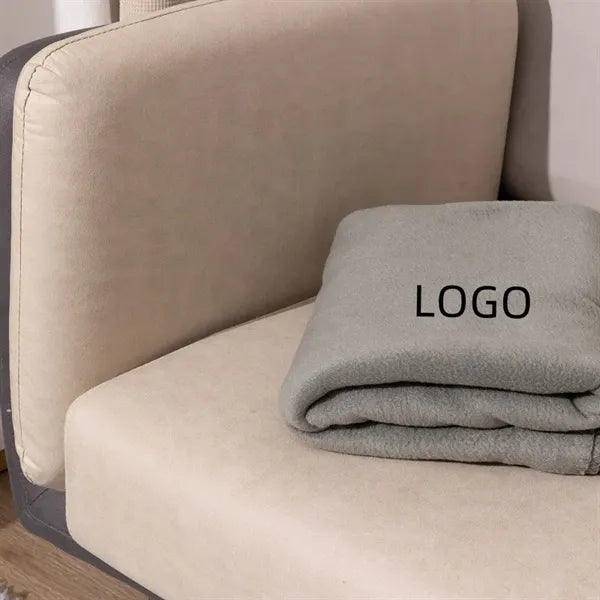50" x 60" Polar Fleece Soild Throw Polyester Sofa Blanket