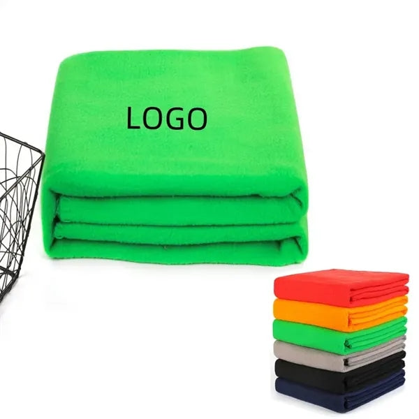 Queen Size Polar Fleece Soild Throw Polyester Sofa Blanket
