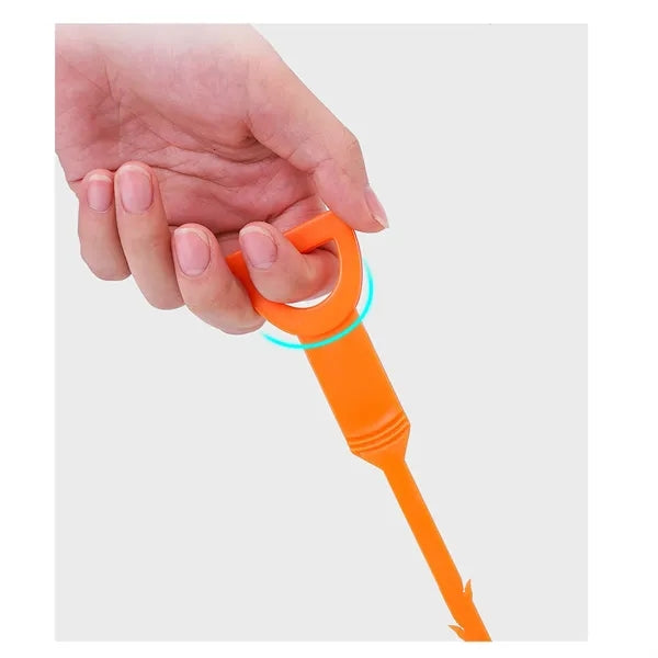 Flexible drain cleaner for efficient sink cleaning