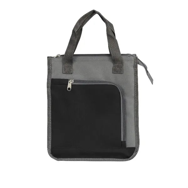 Insulated Oxford Zippered Lunch Box Bag
