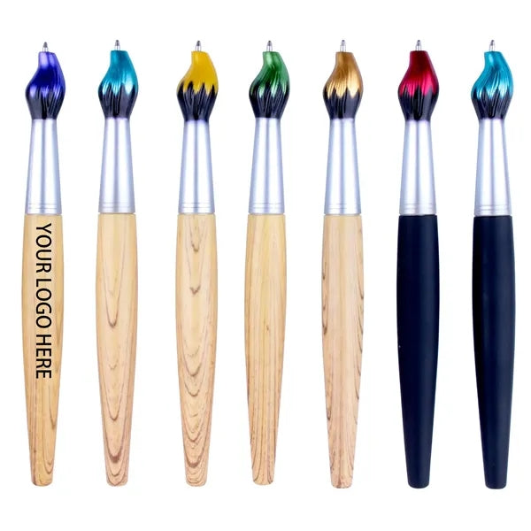 Brush Shape Ballpoint Personalized Artist Pens