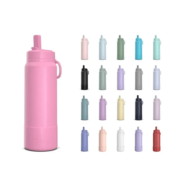 26 Oz. Sport Boot Insulated Water Bottle w/Straw Lid