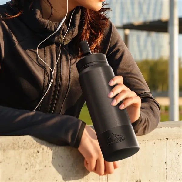 26 Oz. Sport Boot Insulated Water Bottle w/Straw Lid