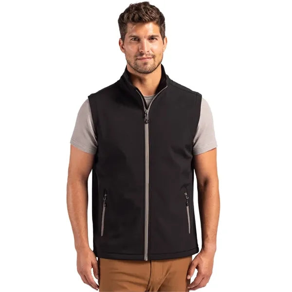 Clique Tempo Recycled Stretch Softshell Mens Full Zip Vest