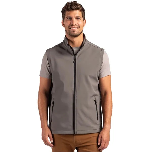 Clique Tempo Recycled Stretch Softshell Mens Full Zip Vest