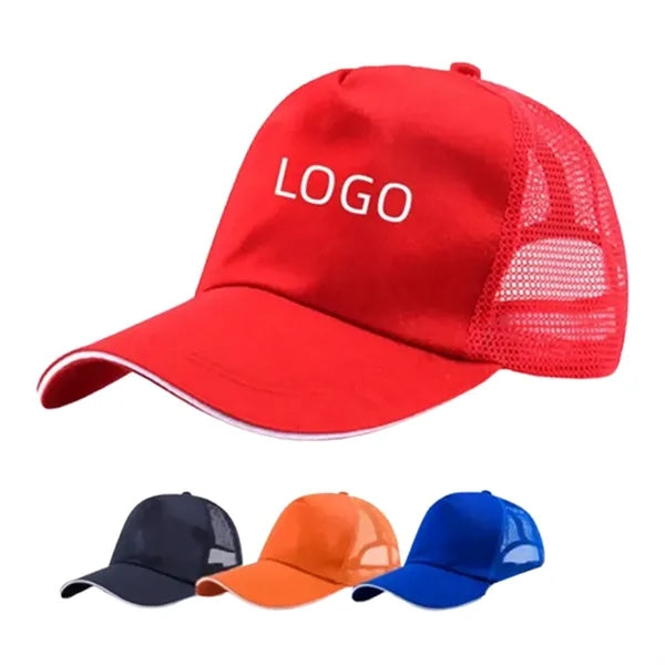 5 Panel Cotton Mesh Baseball Cap
