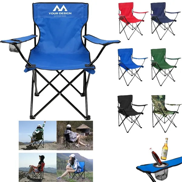 Camping Folding Chair With Storage Bag