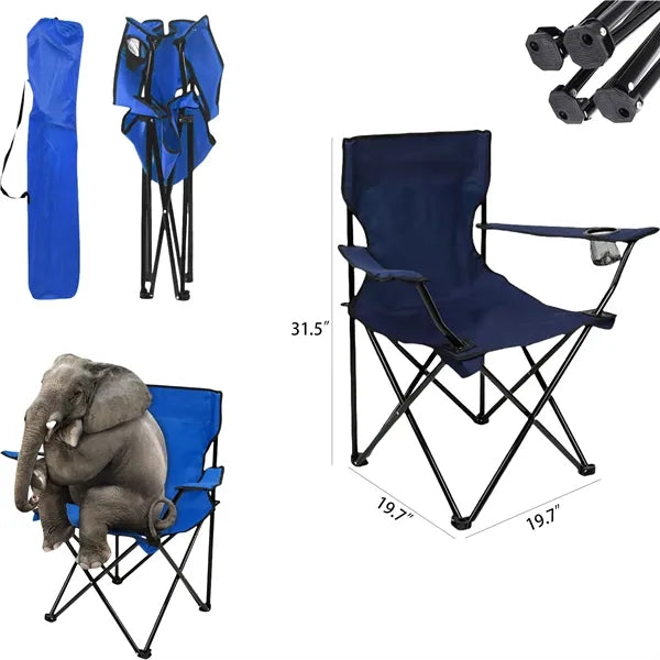 Camping Folding Chair With Storage Bag