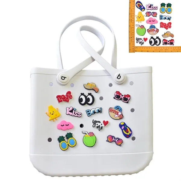 Decorative Beach Tote Bag Charms