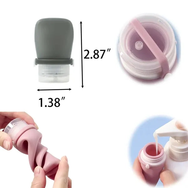 Portable Silicone Toiletry Travel Bottle