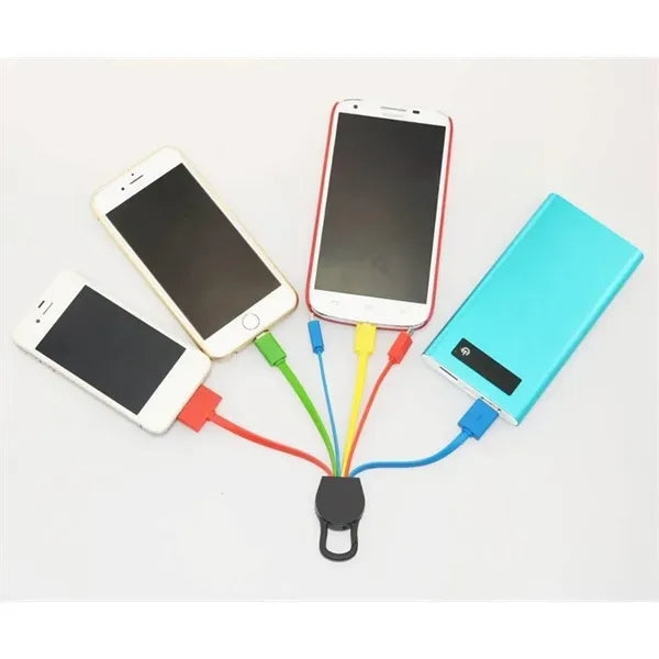 4 in 1 Carabiner USB Charging Cable