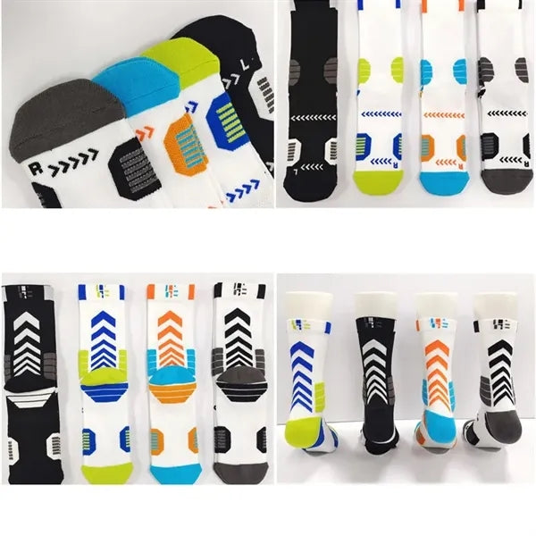 Combed Cotton Custom Athletic Woven Socks