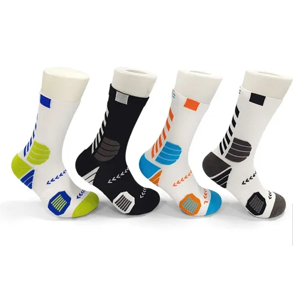 Combed Cotton Custom Athletic Woven Socks