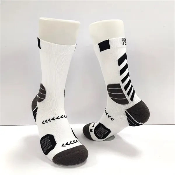 Combed Cotton Custom Athletic Woven Socks