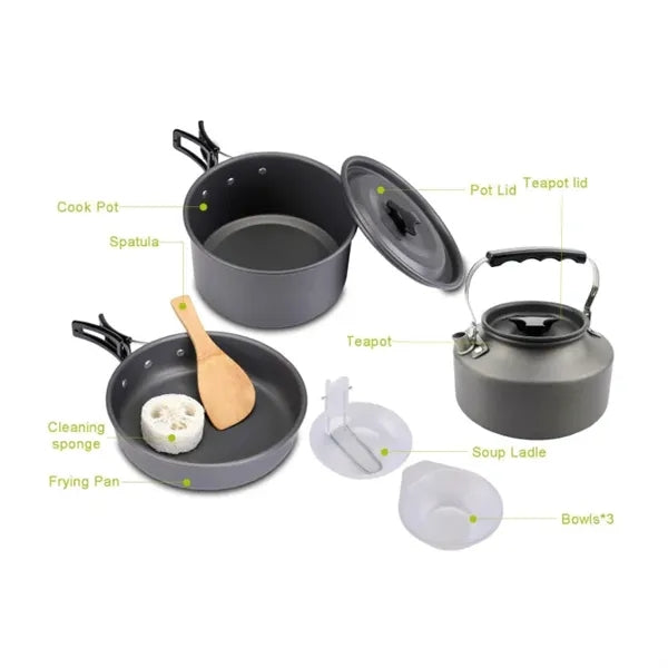 Camping Cookware Stove Set