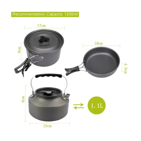 Camping Cookware Stove Set