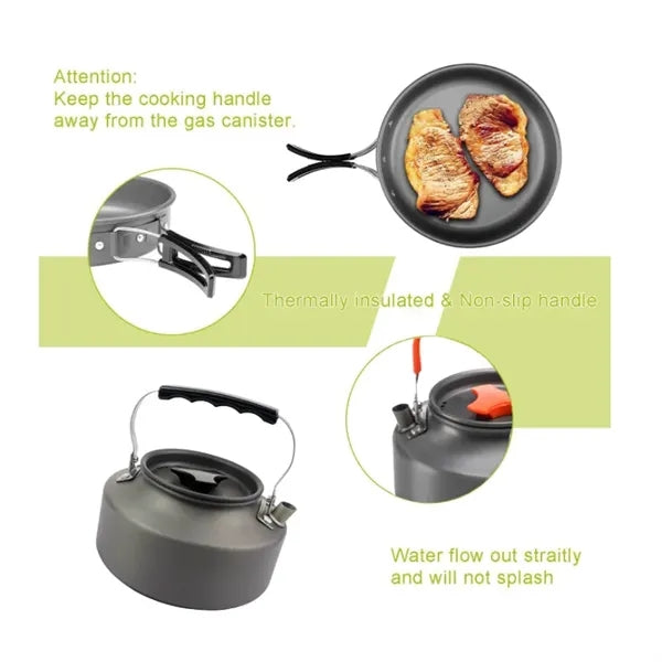 Camping Cookware Stove Set