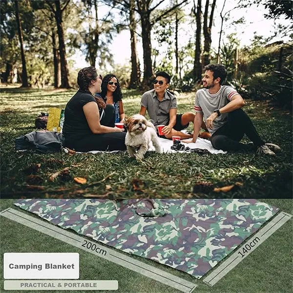 Multifunctional 3in1 Camping Poncho Raincoat Outdoor Travel