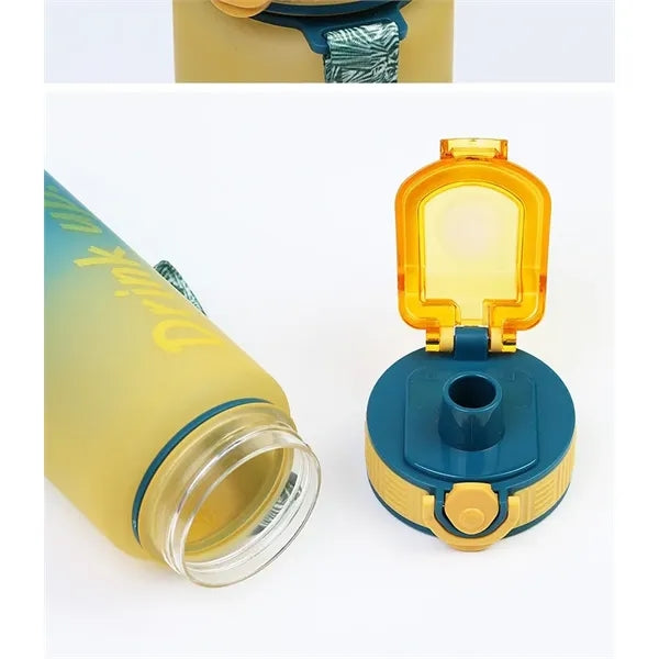 Portable outdoor plastic cup sports water bottle travel mug