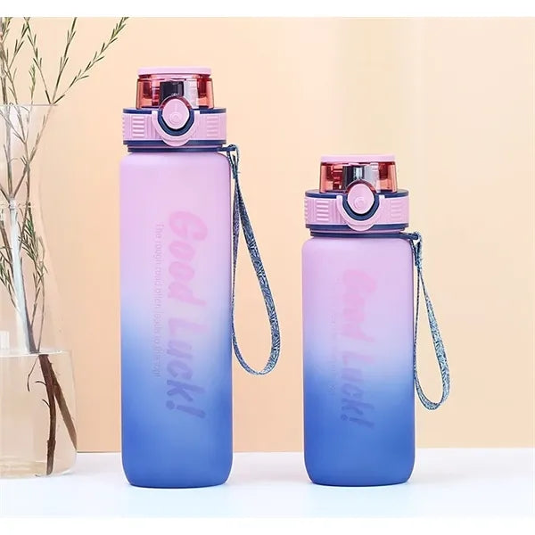 Portable outdoor plastic cup sports water bottle travel mug