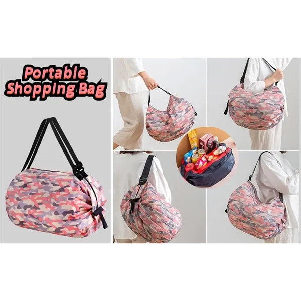 High-Capacity Foldable Shopping Tote