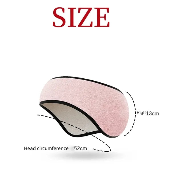 Cozy Fleece Ear Warmer Headband Windproof Sports Earmuffs