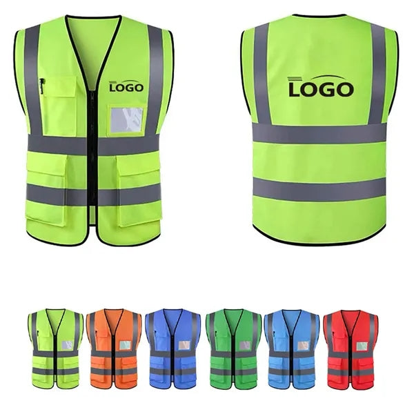 Unisex High Visibility Reflective Safety Vest