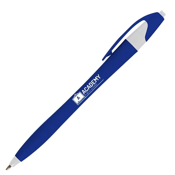 Plastic Retractable Ballpoint Pens w/ Easy Grip