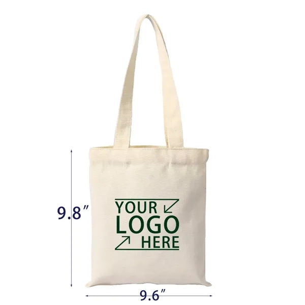 12 oz. Flat Cotton Natural Economy Tote