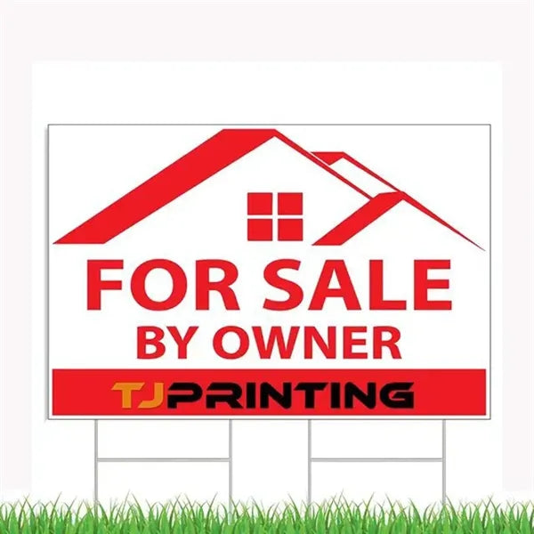 Corrugated Sign Print on Both Sides