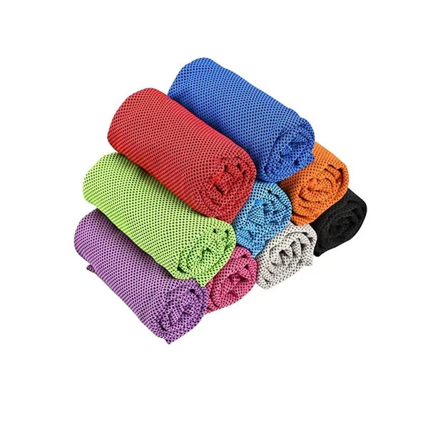 Microfiber Quick Dry Cooling Towel w/Mesh Pouch 39"x11 4/5"