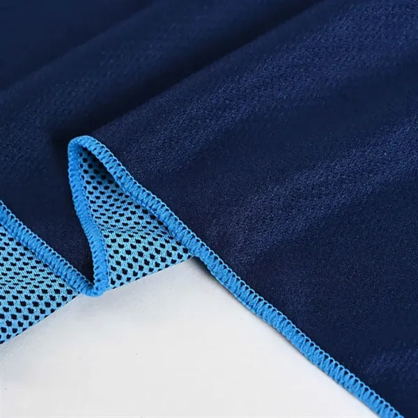 Microfiber Quick Dry Cooling Towel w/Mesh Pouch 39"x11 4/5"