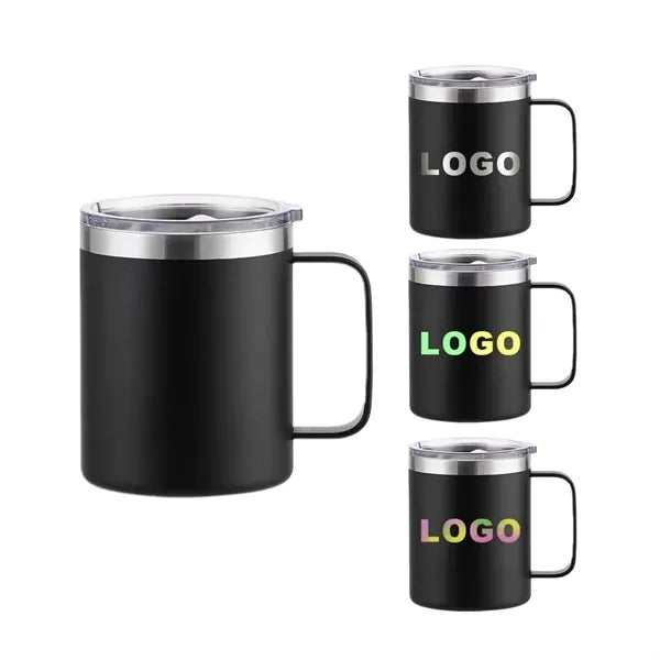 14oz Vacuum Insulated Travel Coffee Mug with Handle