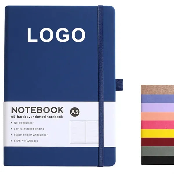 A5 Leather Strap Notepad