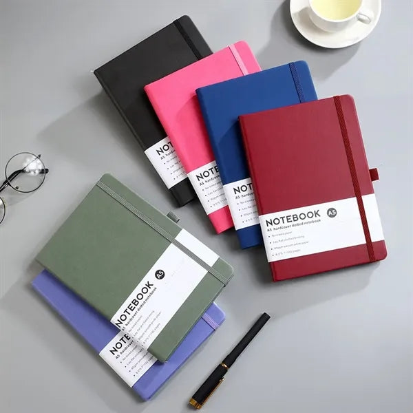 A5 Leather Strap Notepad