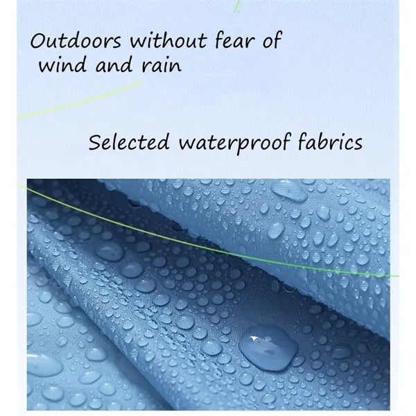 Outdoor mountaineering travel portable thickened raincoat