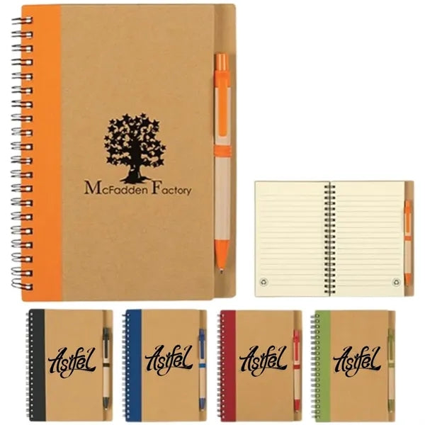 Spiral Notebook With Pen