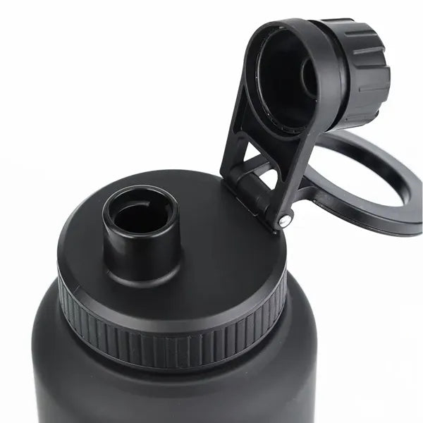 32oz Stainless Steel Water Bottle with Magnetic Phone Holder