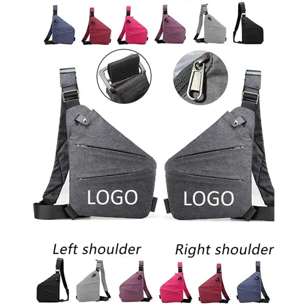 Polyester Multi-functional Anti-theft Crossbody Shoulder Bag