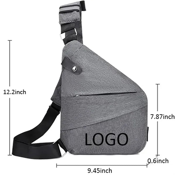 Polyester Multi-functional Anti-theft Crossbody Shoulder Bag