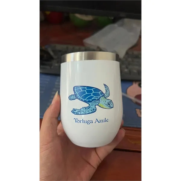 12oz Stainless Steels Eggshell Coffee Cup