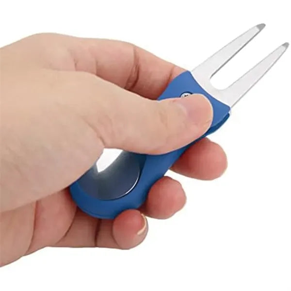 Foldable Stainless Steel Golf Green Fork Turf Repair Tools