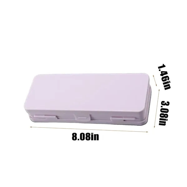 Plastic Frosted Pencil Case School Office Supplies