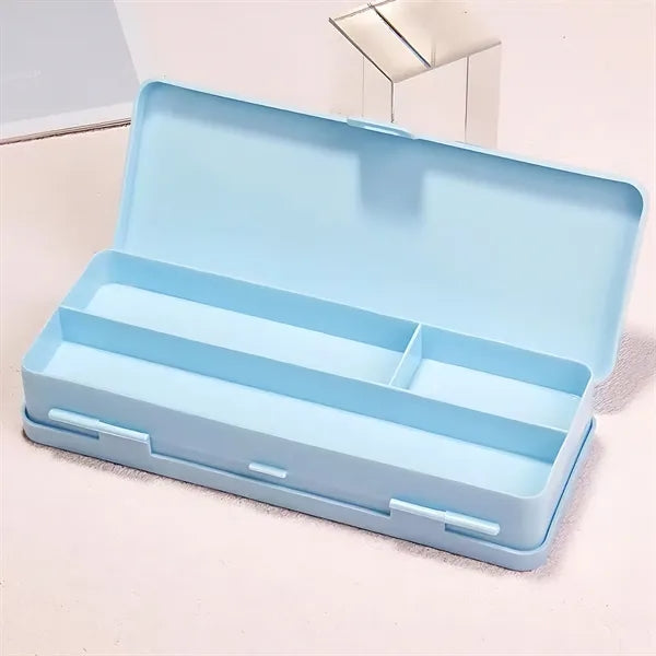 Plastic Frosted Pencil Case School Office Supplies