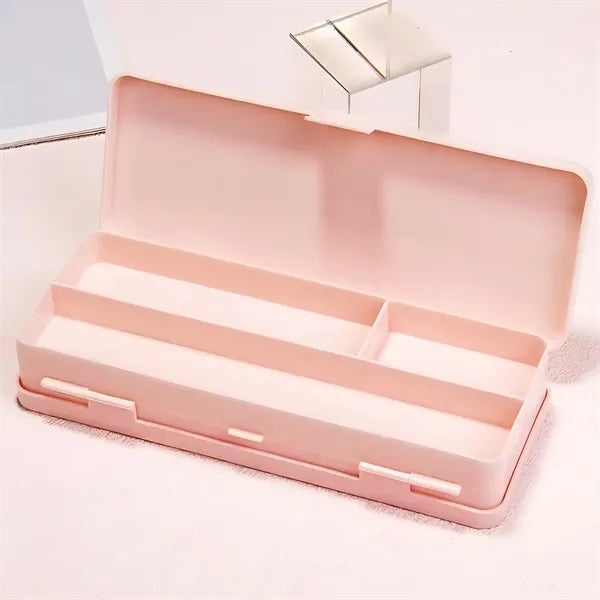 Plastic Frosted Pencil Case School Office Supplies