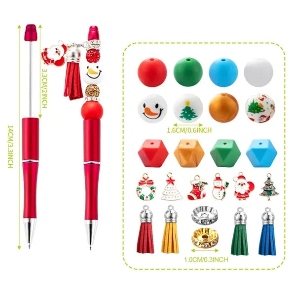 Christmas Beadable Pen