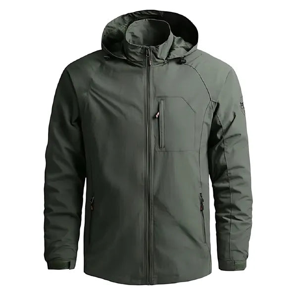Men's Trench Jacket Windbreaker Hiking Travel Coat