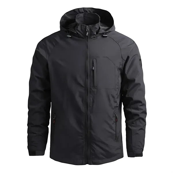 Men's Trench Jacket Windbreaker Hiking Travel Coat