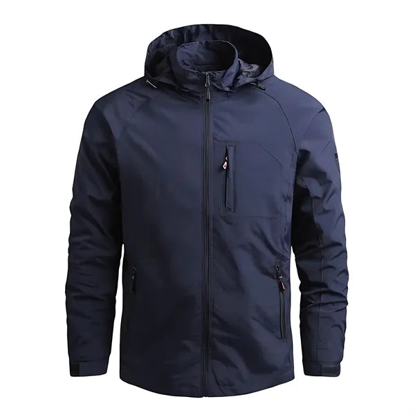 Men's Trench Jacket Windbreaker Hiking Travel Coat