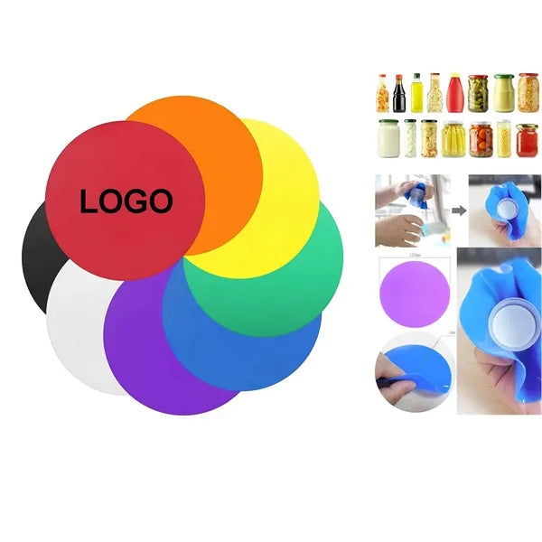 Silicone Jar Gripper Pads Bottle Lid Openers Kitchen Coaster